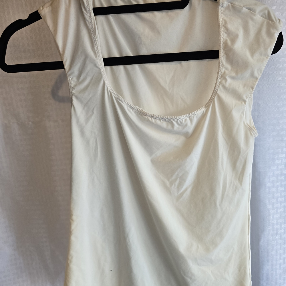 White House Black Market Cream Tank Top